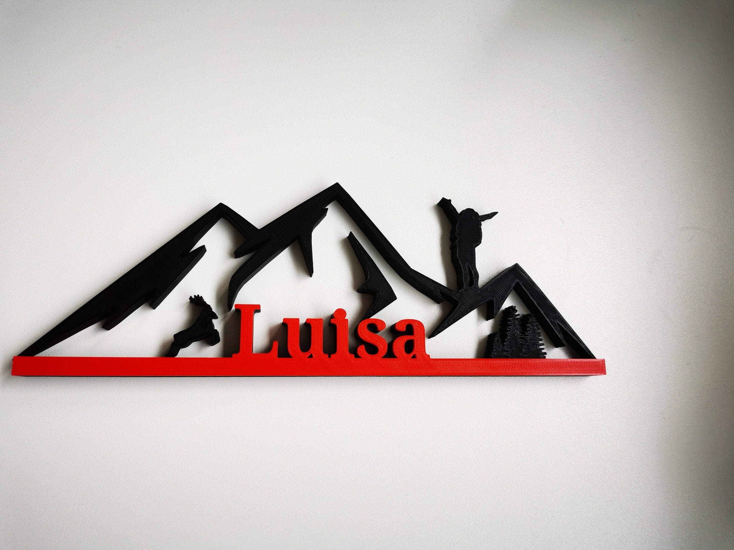 Personalizable birthday gift | Custom desk sign | Wall decor name | Anniversary Present